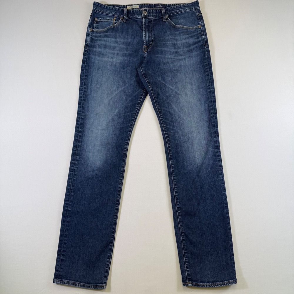 AG Adriano Goldschmied The Graduate Jeans Mens 34x34 Blue Tailored Leg Preppy